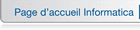 Page d’accueil Informatica